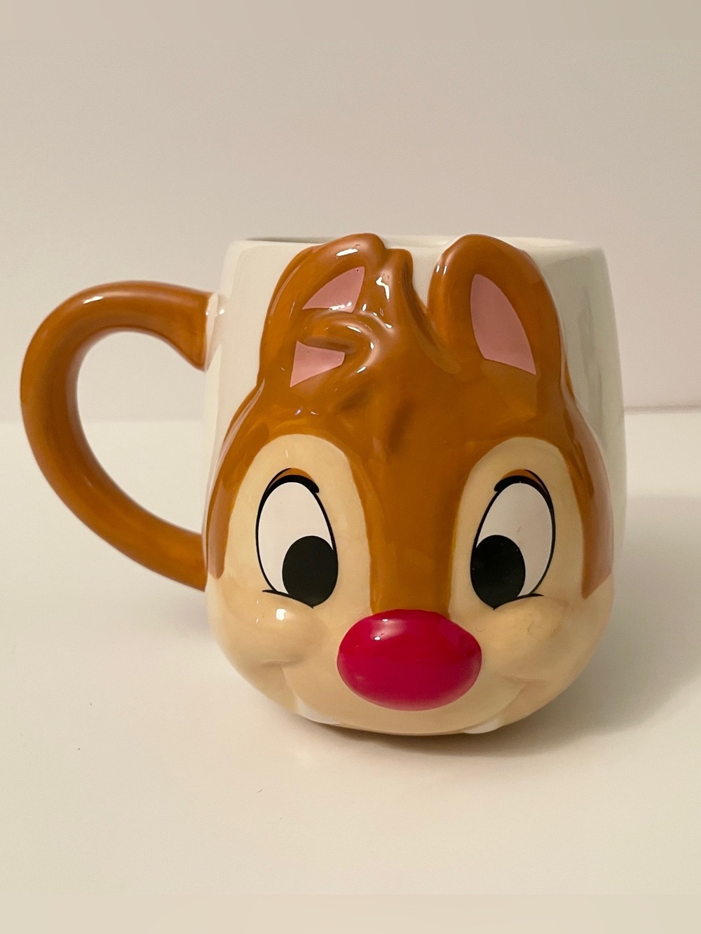 Disney Chip & Dale 3D Sculpted Ceramic Mug Dale Face Zrike Brands